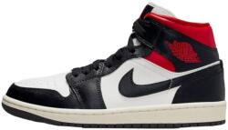JORDAN 1 Mid Black Gym Red fehér|vörös
