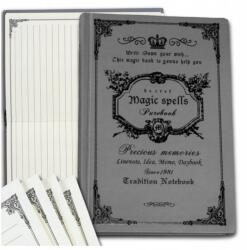  Szürke notesz, tervező, vonalas, 160 lapos, díszített kemény borító, A5-ös méret (Szary notes planer notatnik linia 160 kartek) - allegro - 1 190 Ft