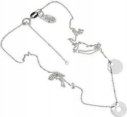 Lovrin Ezüst női nyaklánc 925-ös finomságú, lemezzel és "oponka" díszítéssel, 2, 04g, elegáns, divatos minta (Lovrin 53744)