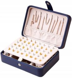 Doboz rendszerező ékszerdoboz láda elegáns karóra box kék (5905884045831)