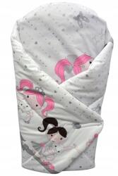 Ankras Bébi Takaró 80x80 Merevített (Rożek 80/80-kokos BALETNICA SZARY)