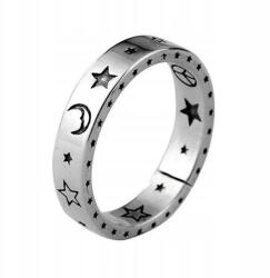 ezüstözött gyűrű Sárkány Rock Halak Jegyek Boho (f45)