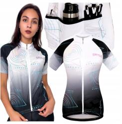 Ercole Kerékpáros Futó Póló Női L XL Kerékpáros Sport Blúz (Koszulka na rower kolarska termiczna R4-BCLXL)