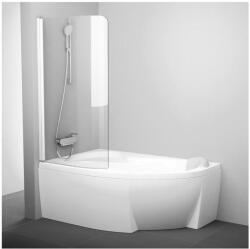 RAVAK Rosa CVSK1 140/150 bal kádparaván fehér+transparent (7QLM0100Y1)
