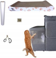 CE Karmolók macskáknak körömvágóval, bútorvédő szőnyeg 30cm x 3m (B0DFCZRL5L)