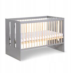 LittleSky by H. Klupś Klupś Pauline ágy korláttal grafit-fenyő 120x60 (01912)