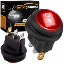 Auto Gamma Vízálló billenőkapcsoló, háttérvilágítással, 3PIN Led, 25/35mm