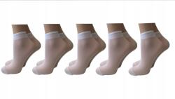  5 Pár Gyermek Zokni Vékony Fehér sima nyomásmentes 20 Den