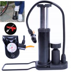 Lábpumpa manométerrel kerékpárhoz és autóhoz (R0073)