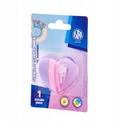 Astra 2 az 1-ben, Dizájnos hegyező radír Szív, bliszter, színkeverék, 425022 (425022004)