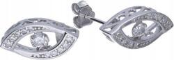 Lovrin Ezüst fülbevaló 925-ös karika cirkóniákkal 2, 28g eredeti, divatos, stekkeres (Lovrin 45946)