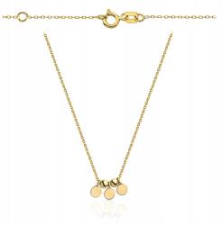 Lovrin Arany nyaklánc 585-ös finomságú, "Celeb" stílusú, golyókkal és karikákkal, 1, 5g (58716510)