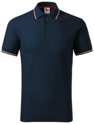 MALFINI Férfi galléros póló Focus - Tengerészkék | 2XL (2320217)
