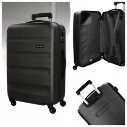 Joumma Bags Roll Road Flex Black Abs Nagy Utazó Bőrönd 75x52x28CM 91L (5849360)