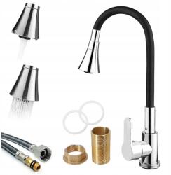  Konyhai Mosogató Csaptelep Álló Mosogató Csaptelep Flex Króm (6001961)