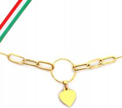 Lovrin Arany nyaklánc női 585 szív alakú oválokkal 2, 84g modern stílusú (Lovrin)