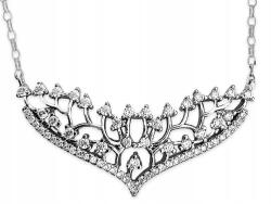 Lovrin Ezüst nyaklánc 925 elegáns, áttört mintával, fehér cirkónia kövekkel ajándéknak is kiváló