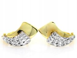Lovrin Arany fülbevaló 375 9k angol kapcsos, súlya 1.55g, fényes, ródiumozott