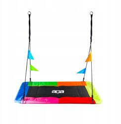 AGA Függő hintaszék téglalap alakú 150x79 cm Színes (DS150-6C)