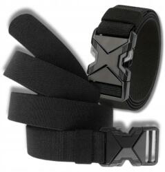 EdiBazzar Öv katonai taktikai heveder Qr öv erős nadrághoz fekete (Pasek wojskowy militarny taktyczny parciany)