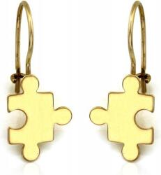 Lovrin Arany fülbevaló 585 puzzle minta 0, 87g ajándék divatos design 14kt (Lovrin 47676)