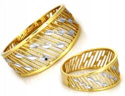 Lovrin Széles áttört gyűrű 375-ös 9 karátos aranyból, 2, 17g, női, 18-as méret (43803879)