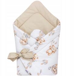 Jukki Babarózsaszín 80x80 cm-es pamut pólya takaró (5904506833061)