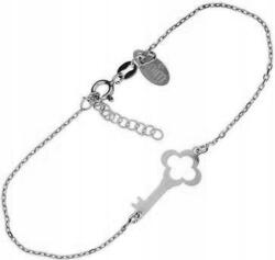 Lovrin 925-ös ezüst karkötő "celebritka" kulcs motívummal, 1, 70g, divatos charmokkal (Lovrin 53811)