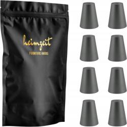 Bútorgombok Díszítő Minőségi Alumínium Sima 8 Db Szürke (8PDG)