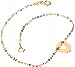 Lovrin Arany karkötő 585-ös, kör alakú medállal, 0, 55 g, divatos minta ajándékba (Lovrin 43284)