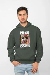  D&b Unisex Hoodie EB00025 Nice Cock Erdőzöld-Méret M