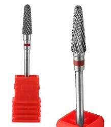 Lewer Karbid Dara Maró, Szűk Kúpos, Finom, Piros (Frez-KARBIDOWY stożek wąski czerwony)