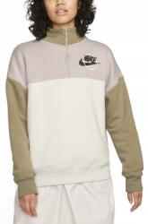 Nike Női Nike Sportswear Fleece Colorblock 1/4-Zip pulóver DX5674-541 L-es méret