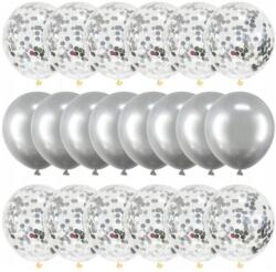  20 darabos konfetti lufi szett esküvőre, születésnapra, lakodalomra