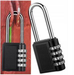  Szekrényzár Kóddal Fém Erős 106mm 4-jegyű Edzőterembe Masszív (Kłódka Na SZYFR Szyfrowa Metalowa Mocna 106mm)
