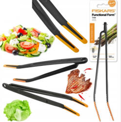 Fiskars Konyhai Fogó, Szilikonos Fiskars, 220 Fokig Hőálló, Salátákhoz, Húsokhoz (27303)