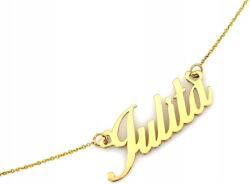 Lovrin Arany nyaklánc 585 Julita névvel, 44-es méret, divatos minta ajándékba 14k