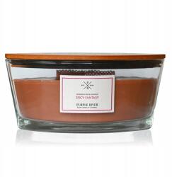 Purple River Nagy illatgyertya fa kanóccal Spicy Fantasy Purple River 453 g (4262399023961)