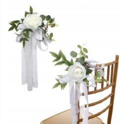  Esküvői Dekoráció Virágok Esküvőre Lakodalomba Templomba Kommunióra Székekhez Asztalhoz (220119CY08-199)