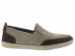 Clarks Gosler Race bebújós mokaszinok Bézs bőr 41.5 (261325807)