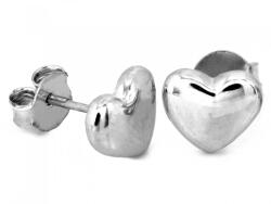 Lovrin Ezüst fülbevaló 925-ös finomságú Szív formájú, stekkeres 1.44g finom mintával, ajándéknak is kiváló (Lovrin)