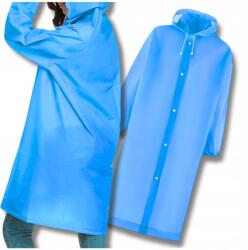 EdiBazzar Esőkabát köpeny kék hosszú erős vízálló Eva (Płaszcz przeciwdeszczowy peleryna)