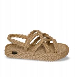 Bohonomad Női platform szandál Bohonomad Bodrum 39, Bézs, Városi (BOD.0012.PRS)