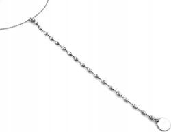 Lovrin 925-ös ezüst nyaklánc hosszú, elegáns medállal, 45 cm-es méret, divatos