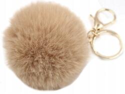 EdiBazzar Táskadísz Szőrme Pompon Kulcstartó Női Táska Akasztó