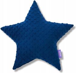  Jukki Díszpárna Csillag Minky Sötétkék (5907534753219)