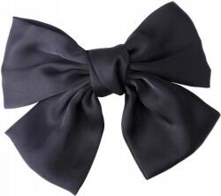  Kokárda Hajcsat Nagy masni hajdísz divatos fekete (Duża kokardka spinka do włosów czarna)