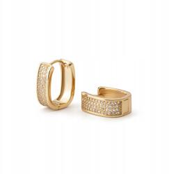 Giorre Huggie Fülbevaló Ezüst Geometrikus Ezüst 925 Cirkónia 18K Arany Giorre (5905804383340)