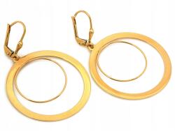 Lovrin Arany fülbevaló 585 akasztós nagy karika angol záras 3.42g (Lovrin)