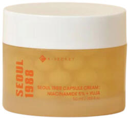K-SECRET - Capsule Cream: Niacinamide 5% + Yuja - Ragyogásfokozó hidratáló krém - 50ml